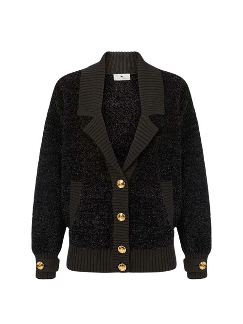 Cardigan in ciniglia con bottoni gioiello Elisabetta Franchi | MK44S57E2110
